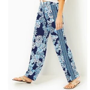 NWOT Lilly Pulitzer “Bouquet All Day” Bal Harbour Palazzo Pants